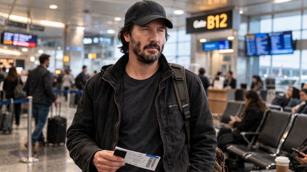 A Flight Attendant Burned Keanu Reeves’ Ticket… Unaware He Was the Owner of the Airline