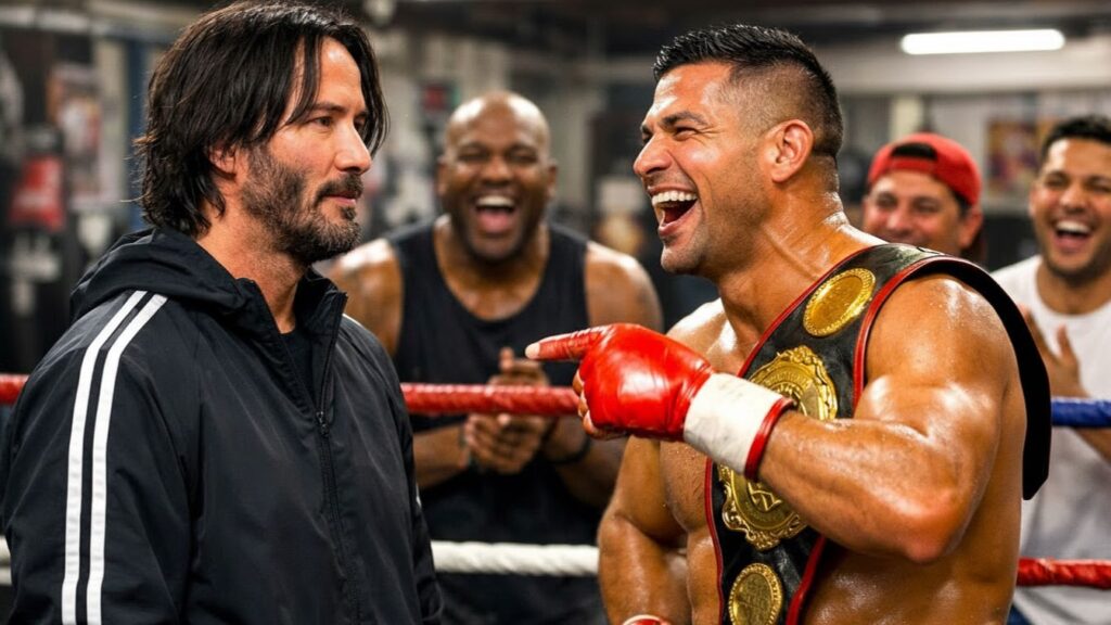 A Champion Boxer Challenged Keanu Reeves — One Move Left Everyone in the Gym Speechless