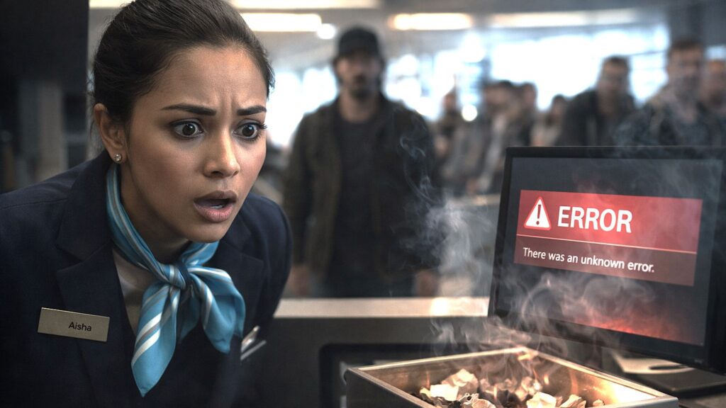 A flight attendant burned Keanu Reeves ticket at the airport gate A flight attendant burned Keanu Reeves ticket at the airport gate