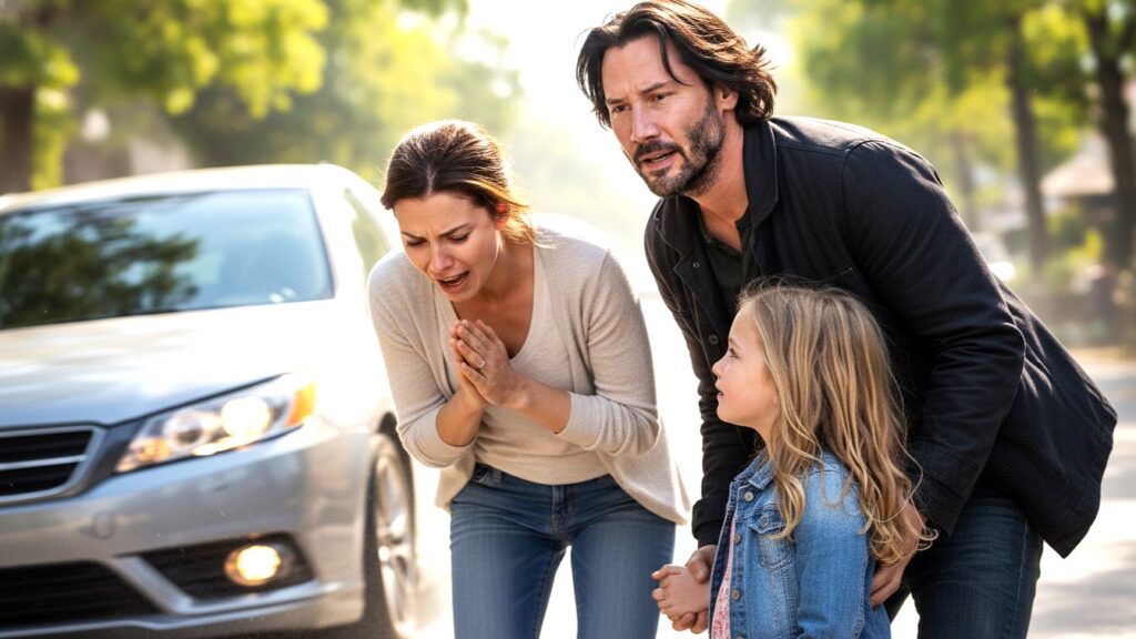 Keanu Reeves Saved a Little Girl from a Car Accident—Her Mother Bowed in Tears to Thank Him