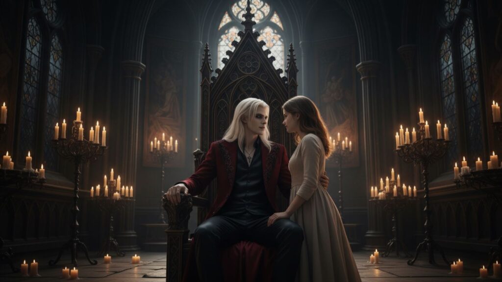 The Winter of the Endless Moon – vampire king and human girl fantasy story